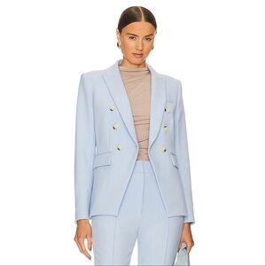 Veronica Beard Miller Dickey Jacket in Ice Blue